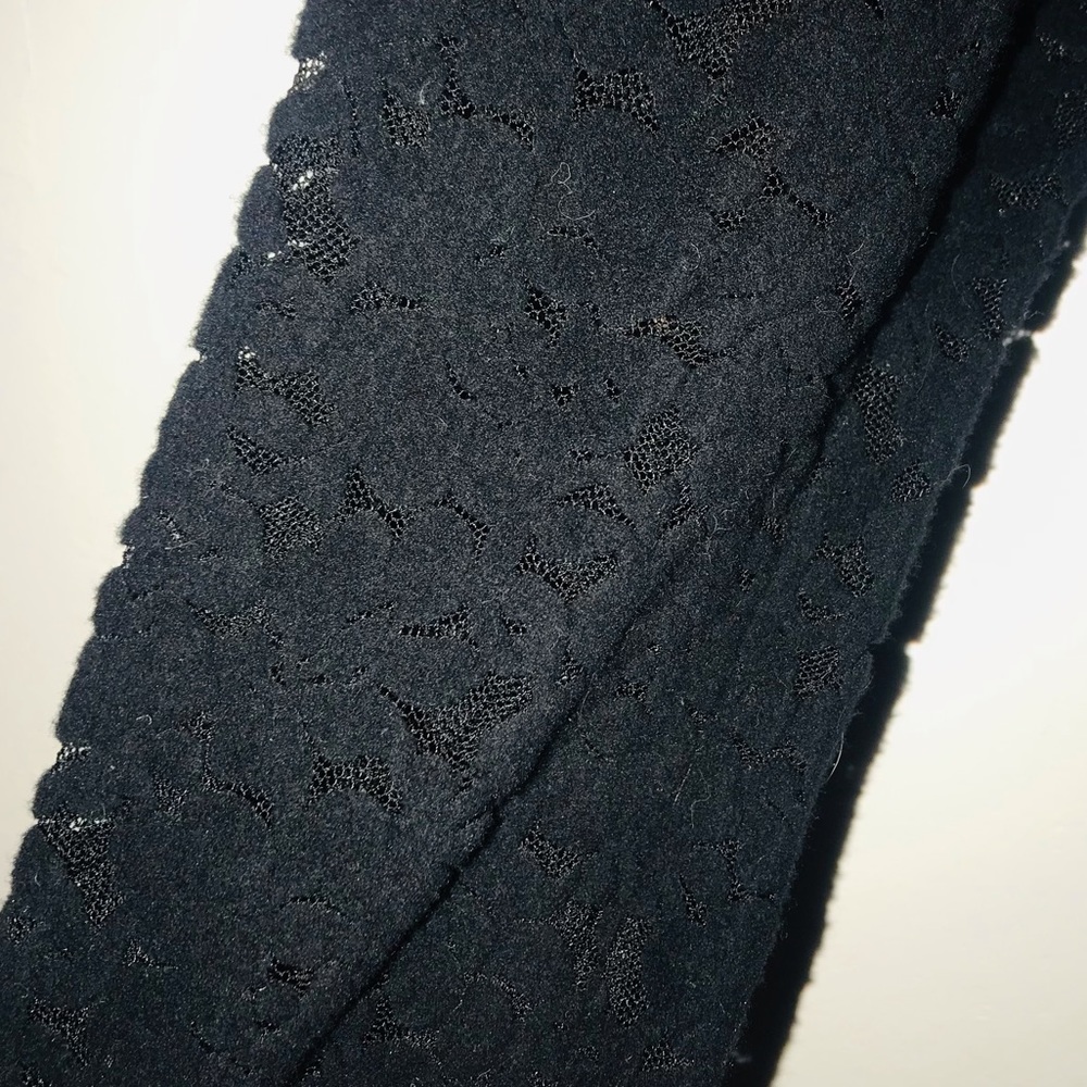 Lace Dress with Ruffled Hem and Arms - Picture 6 of 8